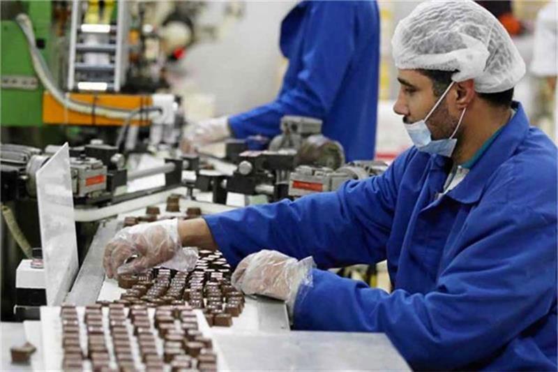 A man working in a local chocolate factory. Reuters