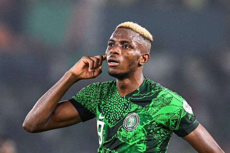 Osimhen on a mission with Nigeria at AFOCN - Africa Cup of Nations