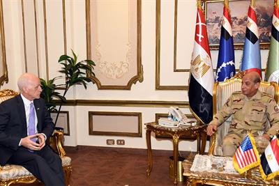 Egypt defence minister discusses Gaza war with US Congress delegation