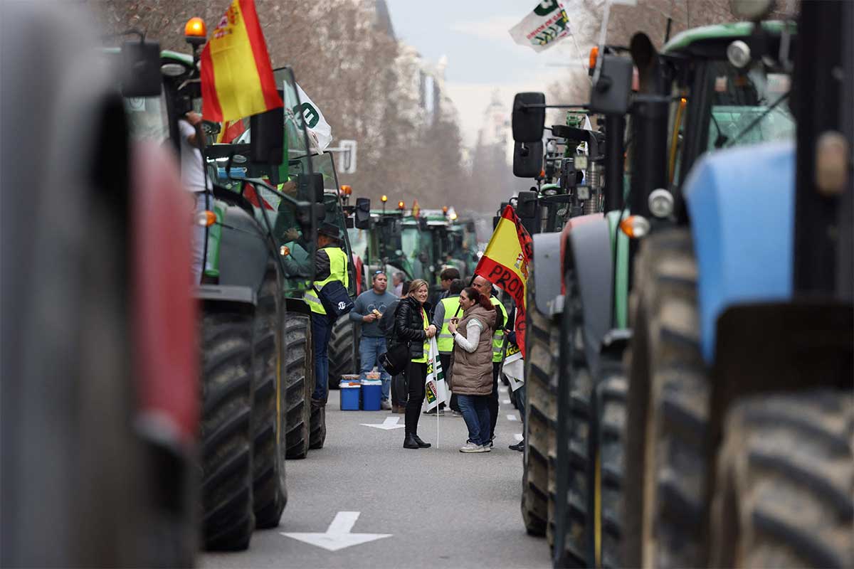 PHOTO GALLERY: Spanish farmers protest to denounce conditions and European agricultural policy