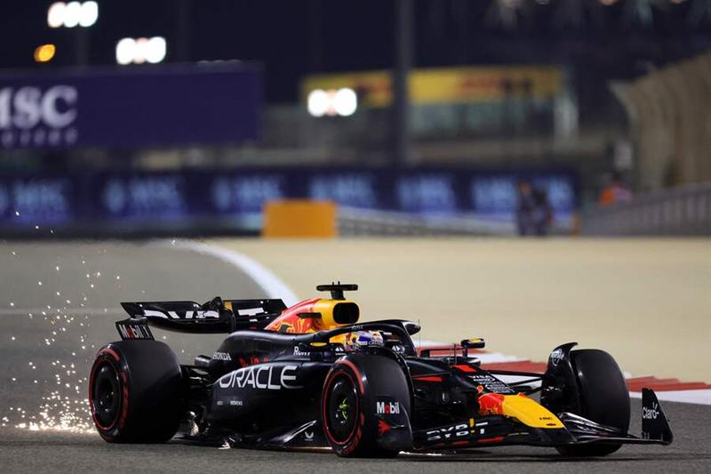 Formula One Verstappen on pole in Bahrain in boost to Red Bull and