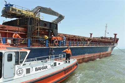 Suez Canal rescue units save Tanzanian-flagged ship from sinking in Port Said