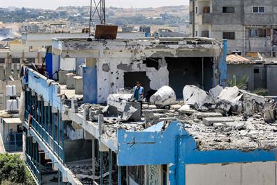 Egypt condemns Israeli attacks on UNRWA school in Gaza, killing of children