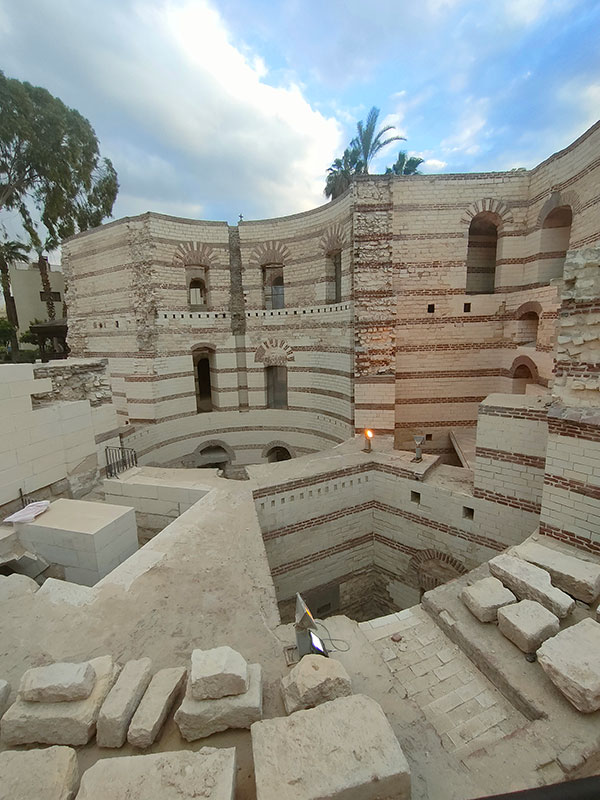 Babylon fortress, Coptic district , Cairo , Egypt Stock Photo - Alamy
