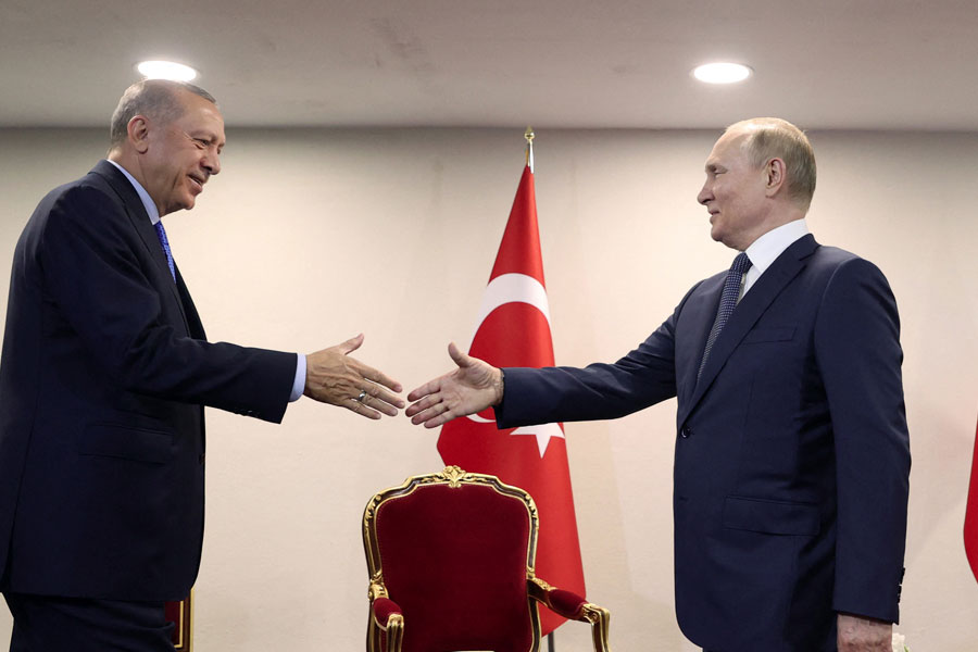 Erdogan with Putin in Tehran  (photo: AFP)