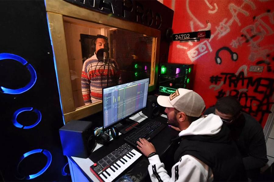 Ayari said he wants to become a prominent rapper but he doubts he can achieve his dreams in Tunisia (Photo: AFP)